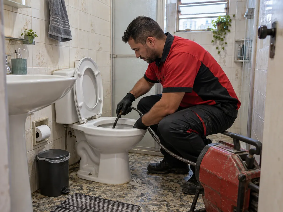 Atendimento de desentupidora de vaso sanitário em São Paulo